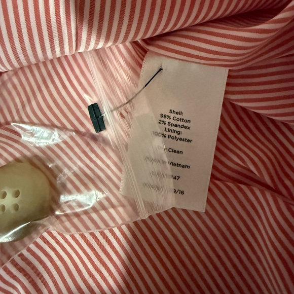 NWT Talbots Pink and White Gingham Blazer - Picture 8 of 8